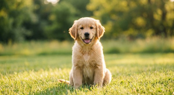 Photo of a golden retriever