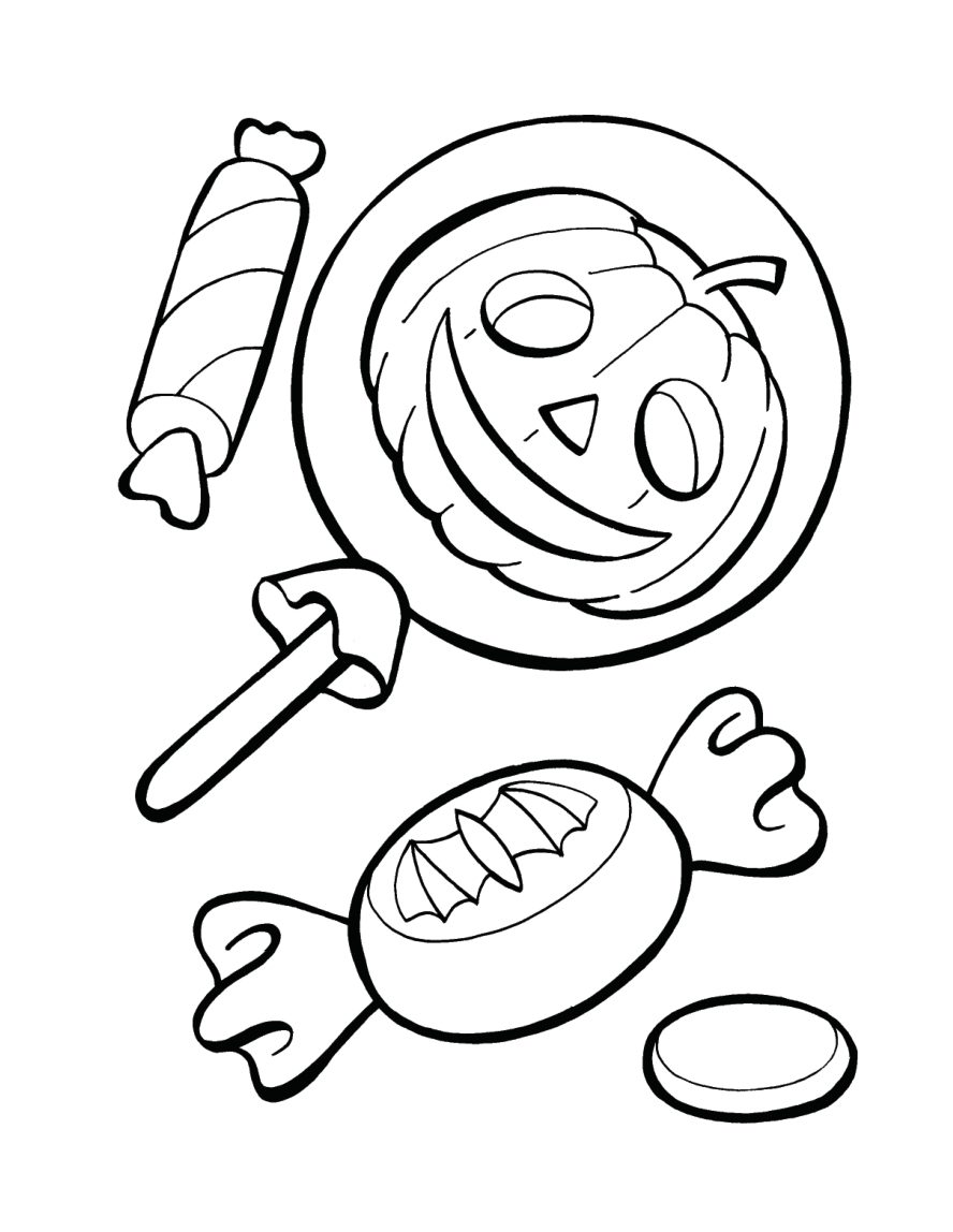 Sample coloring page 1 from the Super Jumbo Halloween series