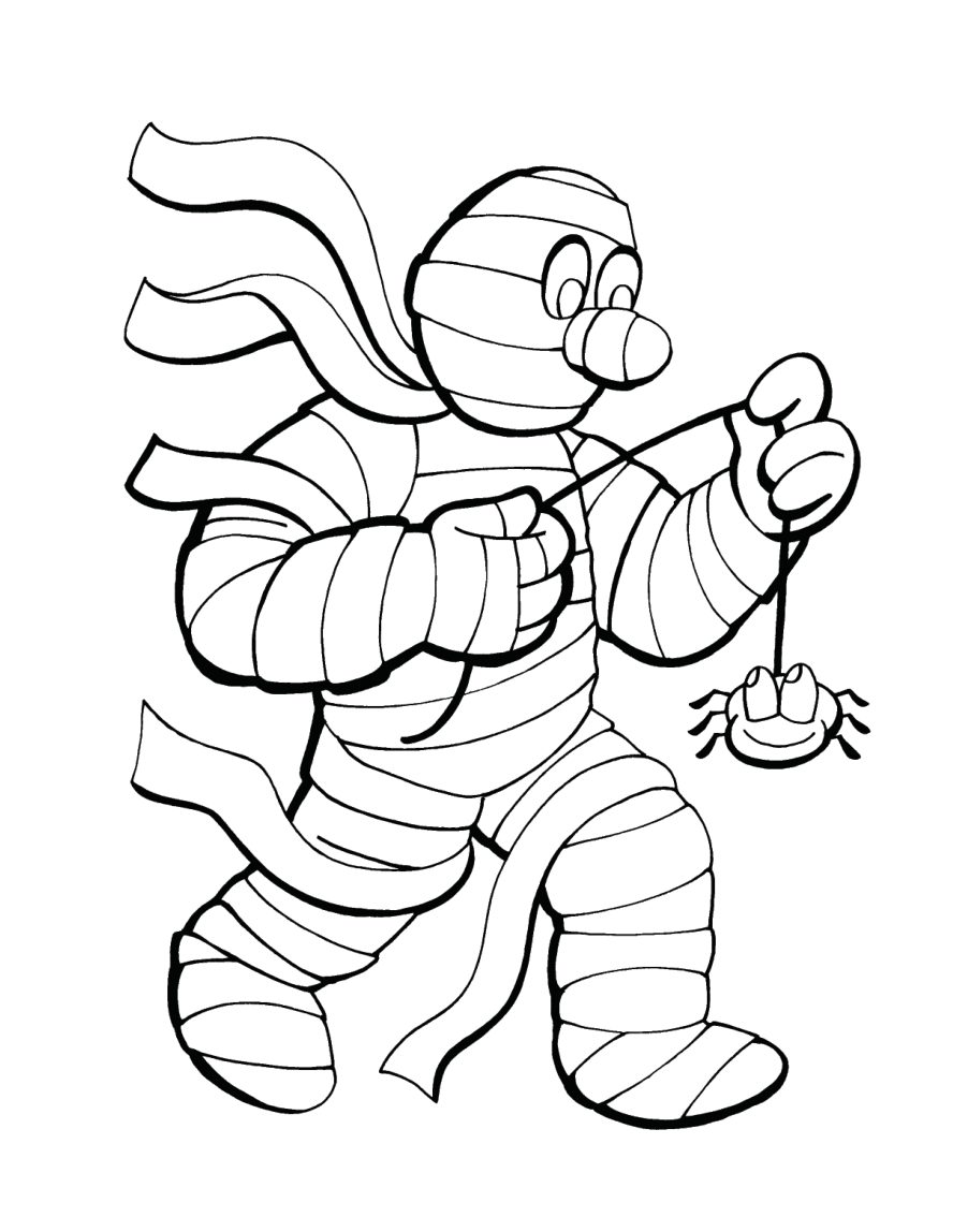 Sample coloring page 2 from the Super Jumbo Halloween series