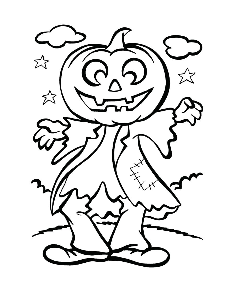 Sample coloring page 6 from the Super Jumbo Halloween series